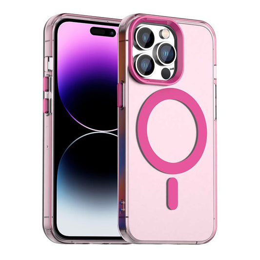Capa MagSafe para Apple iPhone 14 Pro Max, Techsuit, CandyCase, Rosa