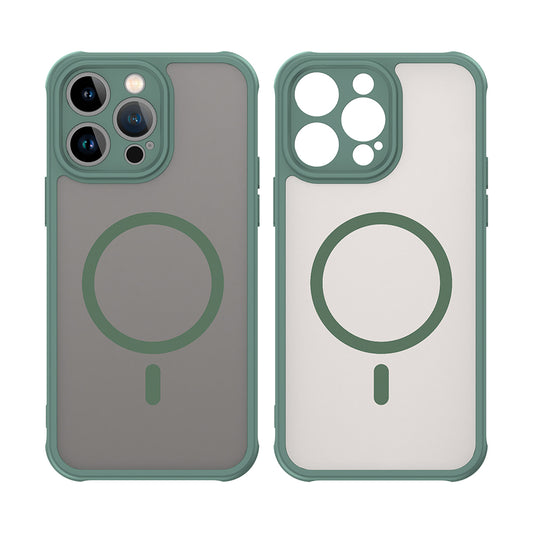 Capa MagSafe para Apple iPhone 14 Pro Max, Techsuit, HaloFrost II, Verde
