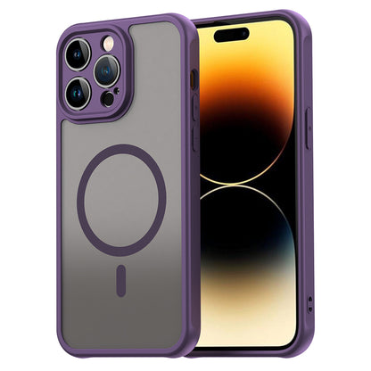 Capa MagSafe para Apple iPhone 14 Pro, Techsuit, HaloFrost II, Roxo