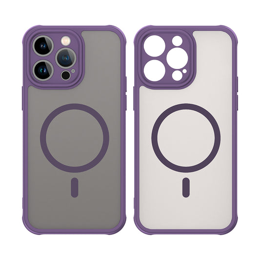 Capa MagSafe para Apple iPhone 14 Pro, Techsuit, HaloFrost II, Roxo
