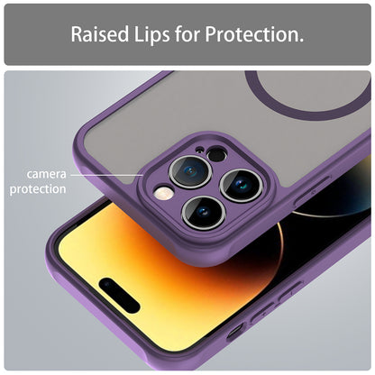 Capa MagSafe para Apple iPhone 14 Pro, Techsuit, HaloFrost II, Roxo
