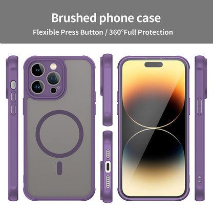 Capa MagSafe para Apple iPhone 14 Pro, Techsuit, HaloFrost II, Roxo