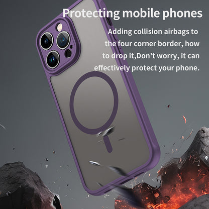 Capa MagSafe para Apple iPhone 14 Pro, Techsuit, HaloFrost II, Roxo