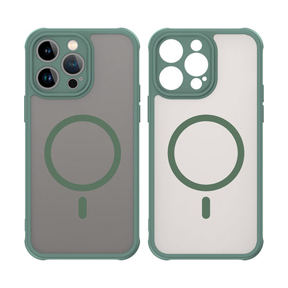 Capa MagSafe para Apple iPhone 14 Pro, Techsuit, HaloFrost II, Verde
