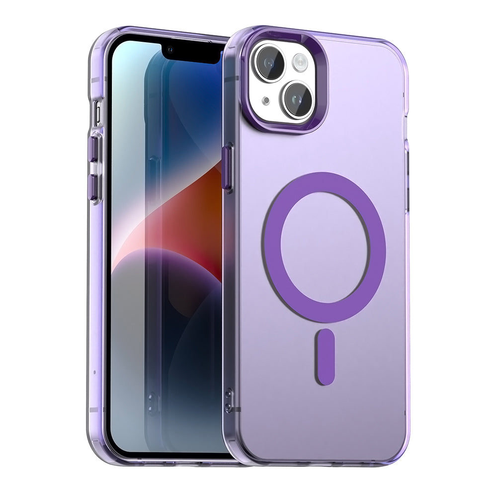Capa MagSafe para Apple iPhone 14, Techsuit, CandyCase, Roxo