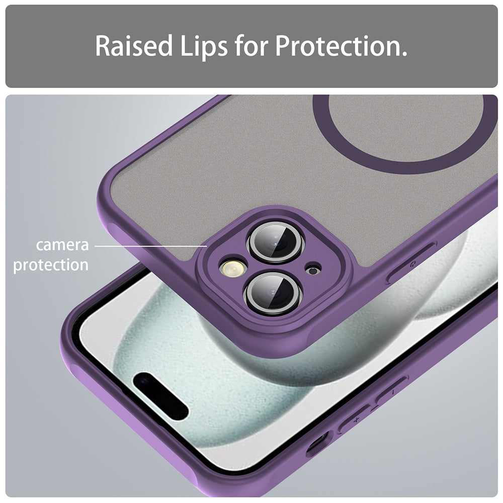 Capa MagSafe para Apple iPhone 14, Techsuit, HaloFrost II, Roxo