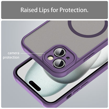 Capa MagSafe para Apple iPhone 14, Techsuit, HaloFrost II, Roxo