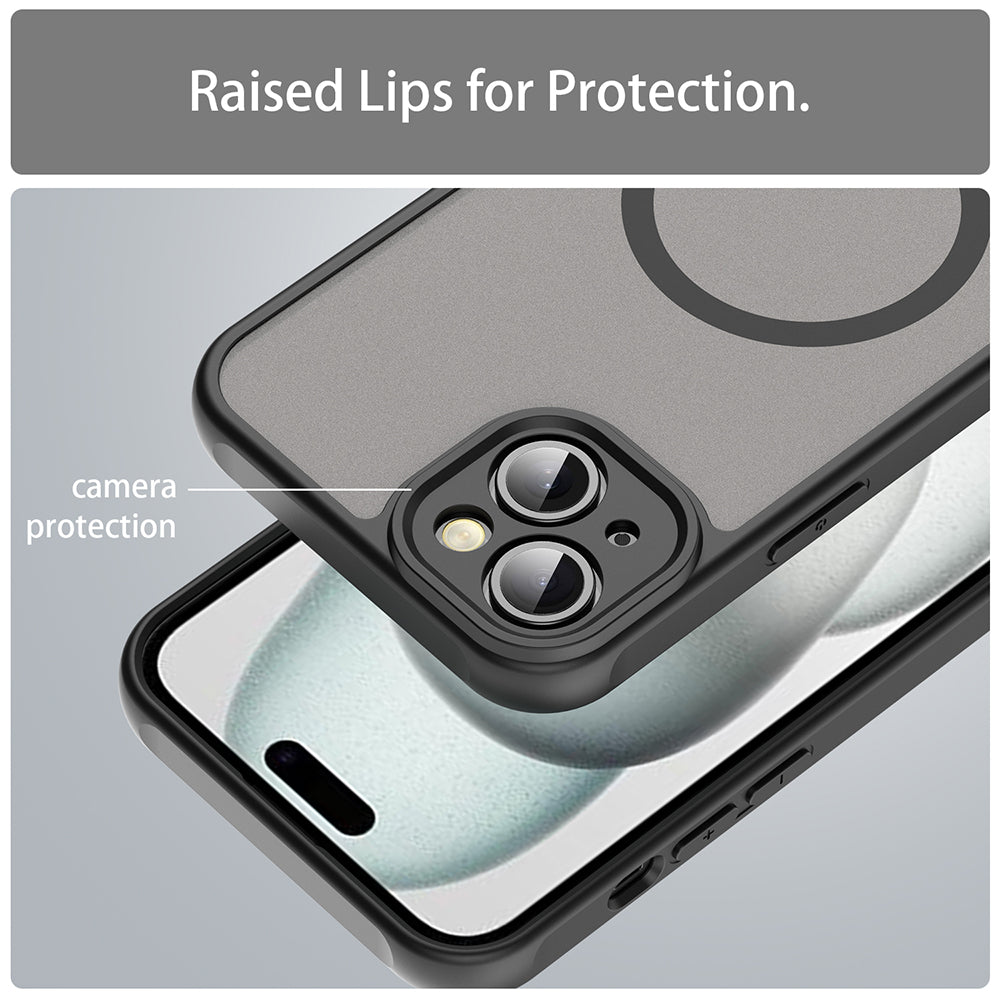 Capa MagSafe para Apple iPhone 14, Techsuit, HaloFrost II, Preta