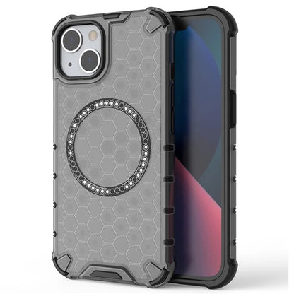 Capa MagSafe para Apple iPhone 14, Techsuit, HoneyComb Shield, Preta