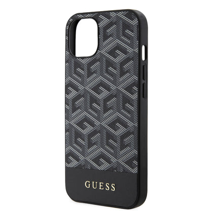 Capa MagSafe para Apple iPhone 15, Guess, GCube Stripes, Preta