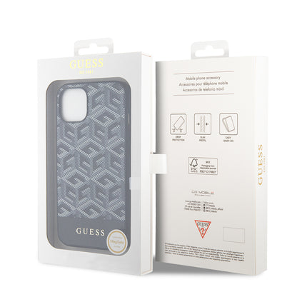 Capa MagSafe para Apple iPhone 15, Guess, GCube Stripes, Preta