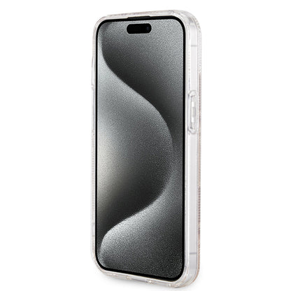 Capa MagSafe para Apple iPhone 15, Guess, IML Gcube, Castanho