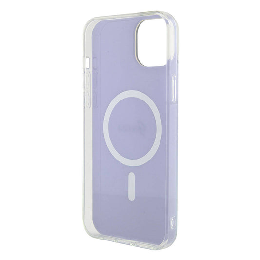 Capa MagSafe para Apple iPhone 15, Guess, IML Iridescente, Roxo