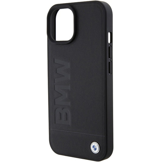 Capa MagSafe para Apple iPhone 15 Plus, BMW, Natural Hot Stamp, Preta
