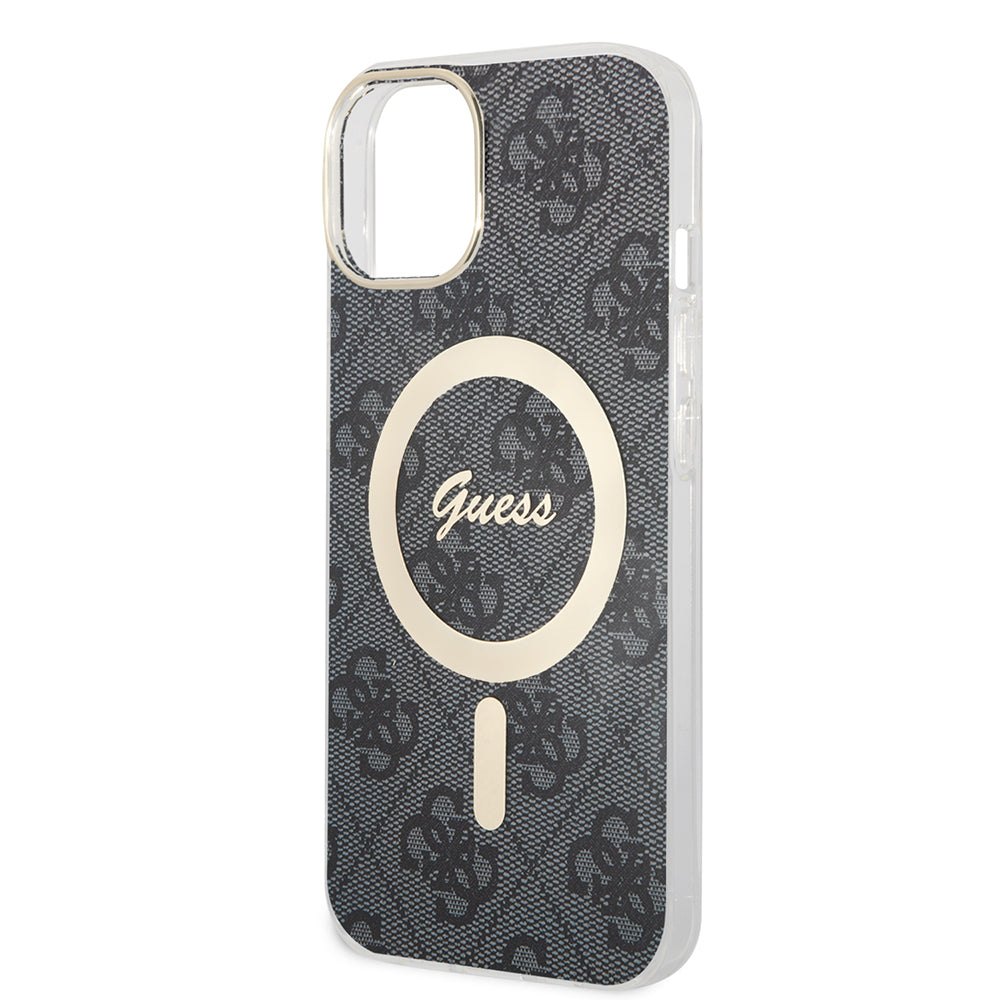 Capa MagSafe para Apple iPhone 15 Plus, Guess, IML 4G, Preta