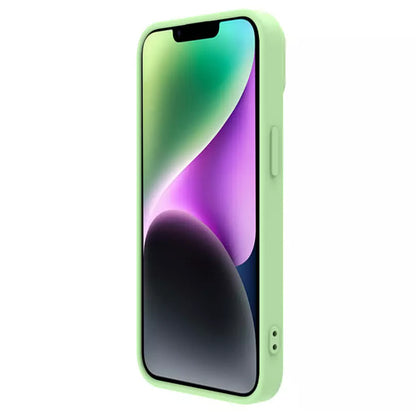 Capa MagSafe para Apple iPhone 15 Plus, Nillkin, CamShield Silky, Verde Claro
