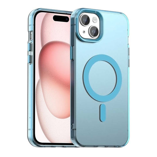 Capa MagSafe para Apple iPhone 15 Plus, Techsuit, CandyCase, Azul