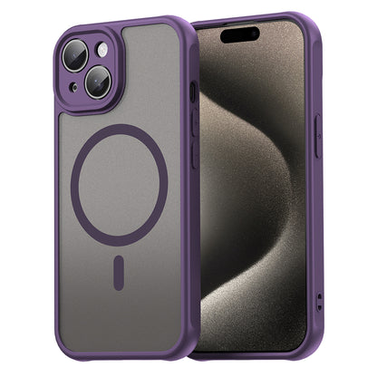 Capa MagSafe para Apple iPhone 15 Plus, Techsuit, HaloFrost II, Roxo