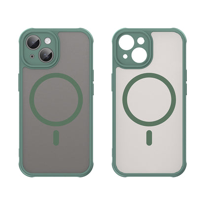 Capa MagSafe para Apple iPhone 15 Plus, Techsuit, HaloFrost II, Verde
