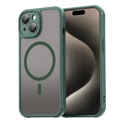 Capa MagSafe para Apple iPhone 15 Plus, Techsuit, HaloFrost II, Verde