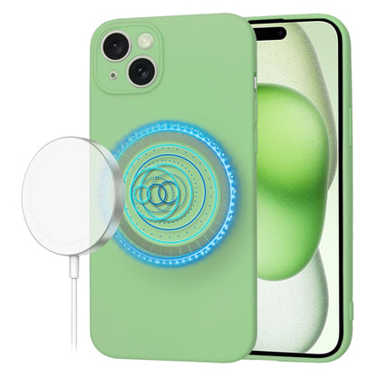 Capa MagSafe para Apple iPhone 15 Plus, Techsuit, SoftFlex, Verde Claro