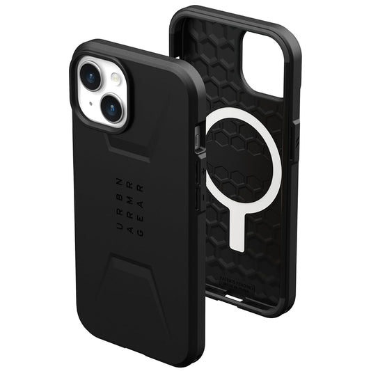 Capa MagSafe para Apple iPhone 15 Plus, Urban Armor Gear, Civilian, Preta