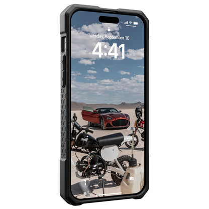 Capa MagSafe para Apple iPhone 15 Plus, Urban Armor Gear, Monarch Pro Carbon, Preta