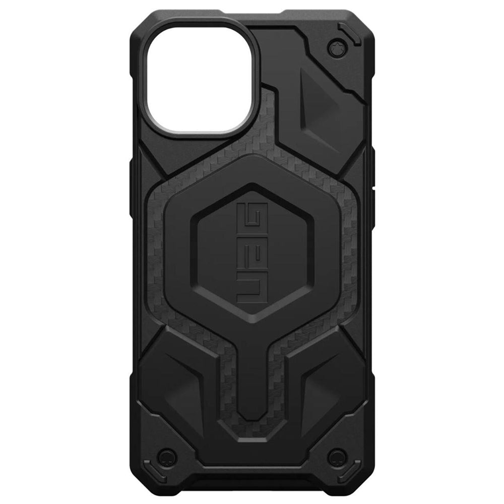 Capa MagSafe para Apple iPhone 15 Plus, Urban Armor Gear, Monarch Pro Carbon, Preta