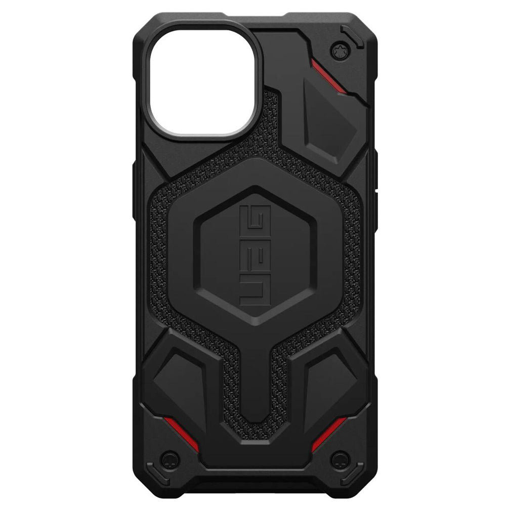 Capa MagSafe para Apple iPhone 15 Plus, Urban Armor Gear, Monarch Pro Kevlar, Preta