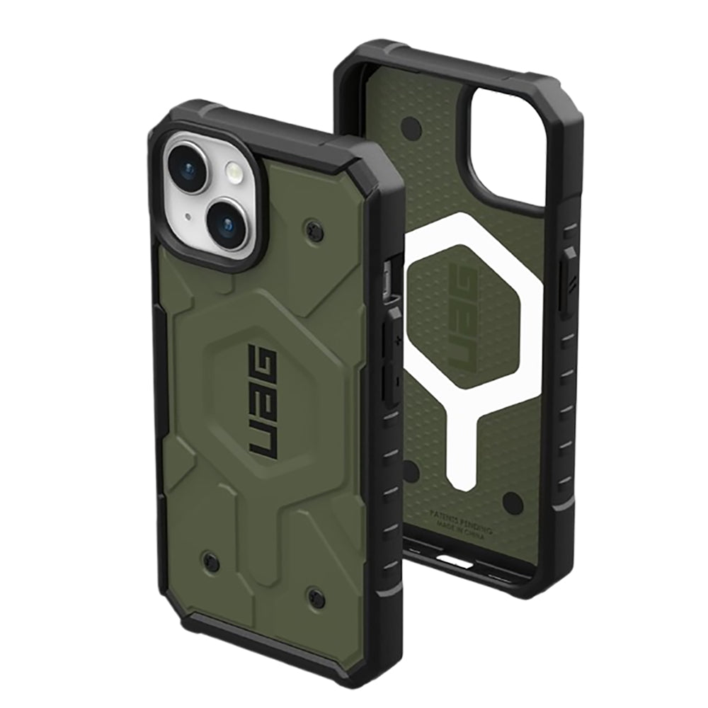 Capa MagSafe para Apple iPhone 15 Plus, Urban Armor Gear, Pathfinder, Verde