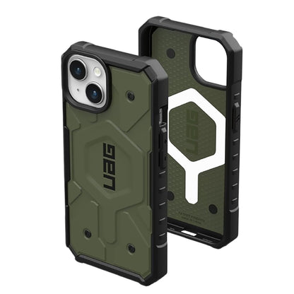 Capa MagSafe para Apple iPhone 15 Plus, Urban Armor Gear, Pathfinder, Verde