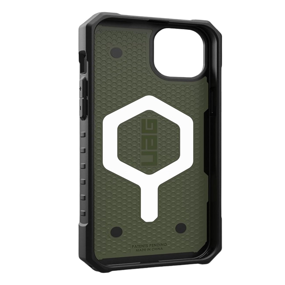 Capa MagSafe para Apple iPhone 15 Plus, Urban Armor Gear, Pathfinder, Verde