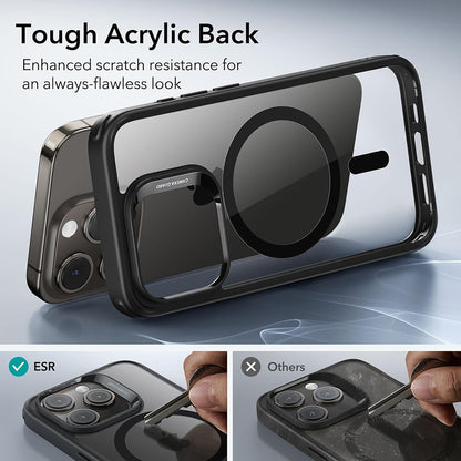 Capa MagSafe para Apple iPhone 15 Pro, ESR, Classic Hybrid, Preto Transparente