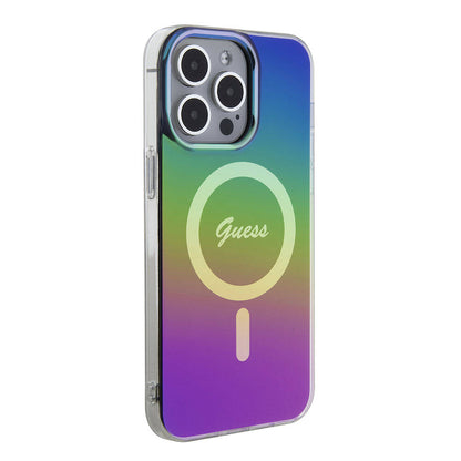 Capa MagSafe para Apple iPhone 15 Pro, Guess, IML Iridescente, Multicolor