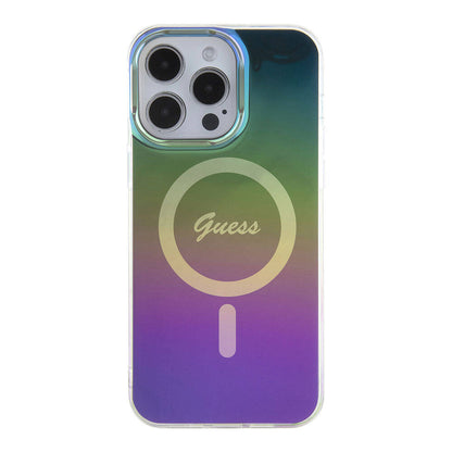 Capa MagSafe para Apple iPhone 15 Pro, Guess, IML Iridescente, Multicolor