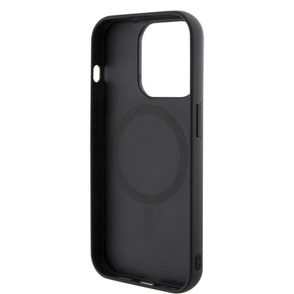 Capa MagSafe para Apple iPhone 15 Pro Max, Guess, PU G Cube, Preta