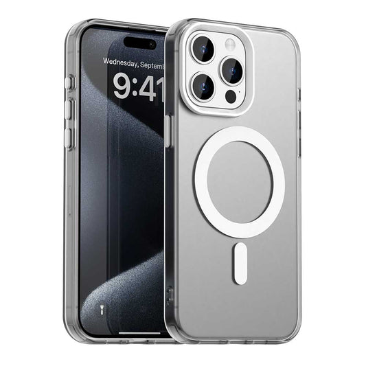 Capa MagSafe para Apple iPhone 15 Pro Max, Techsuit, CandyCase, Branca