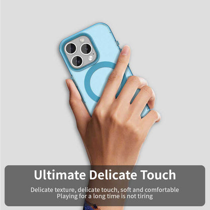 Capa MagSafe para Apple iPhone 15 Pro Max, Techsuit, CandyCase, Azul