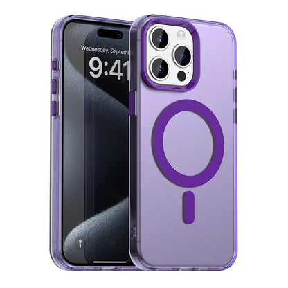 Capa MagSafe para Apple iPhone 15 Pro Max, Techsuit, CandyCase, Roxo