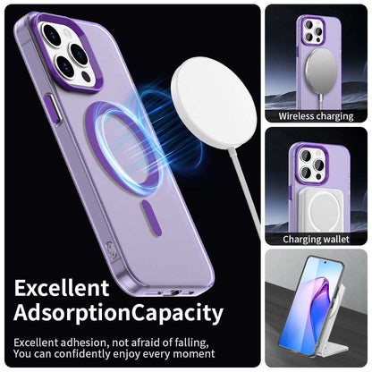 Capa MagSafe para Apple iPhone 15 Pro Max, Techsuit, CandyCase, Roxo