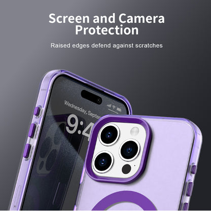 Capa MagSafe para Apple iPhone 15 Pro Max, Techsuit, CandyCase, Roxo