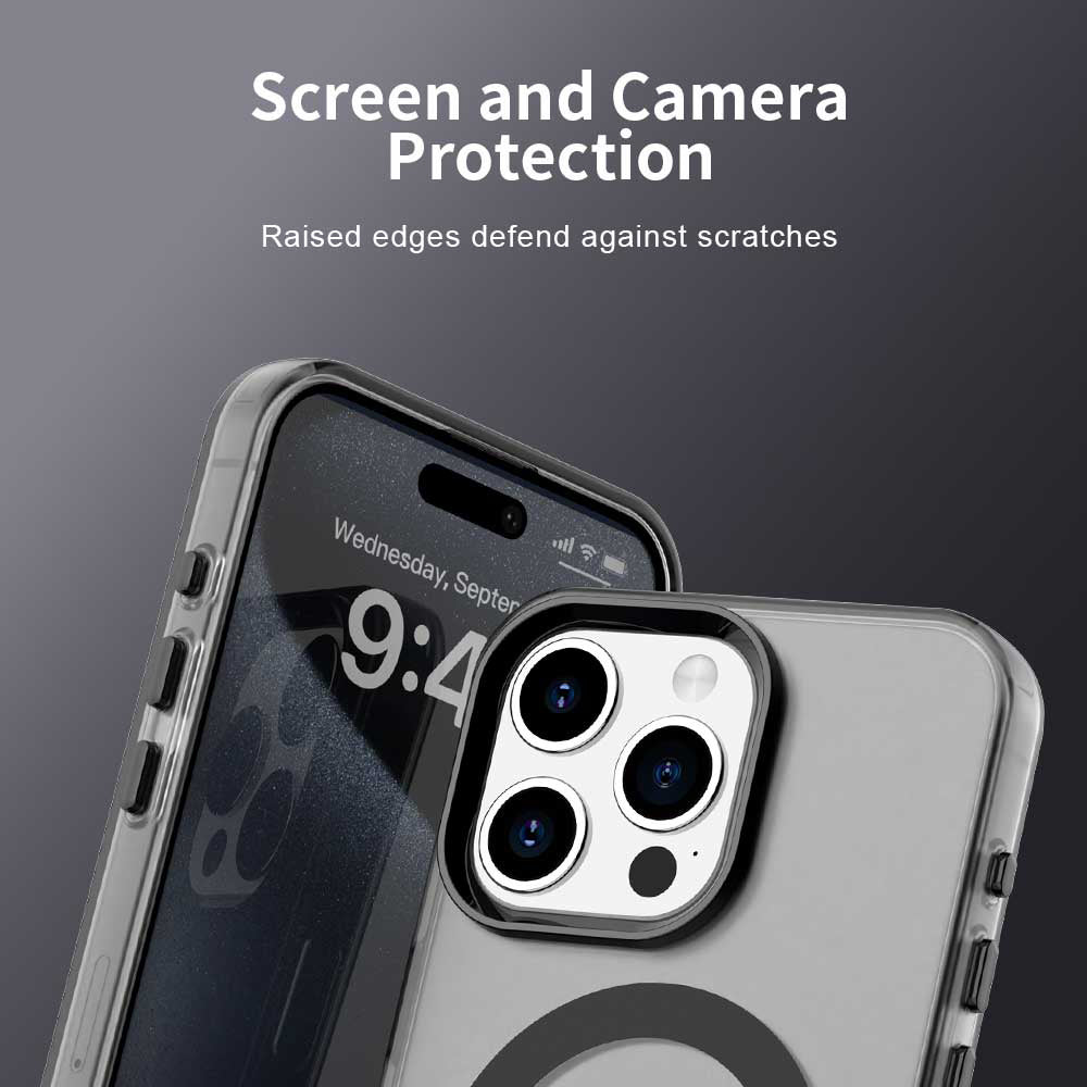 Capa MagSafe para Apple iPhone 15 Pro Max, Techsuit, CandyCase, Preta