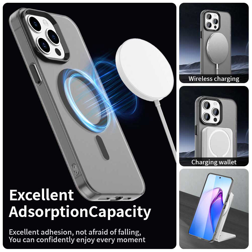 Capa MagSafe para Apple iPhone 15 Pro Max, Techsuit, CandyCase, Preta