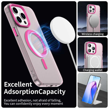 Capa MagSafe para Apple iPhone 15 Pro Max, Techsuit, CandyCase, Rosa