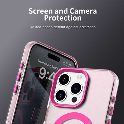 Capa MagSafe para Apple iPhone 15 Pro Max, Techsuit, CandyCase, Rosa