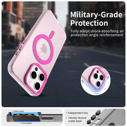 Capa MagSafe para Apple iPhone 15 Pro Max, Techsuit, CandyCase, Rosa
