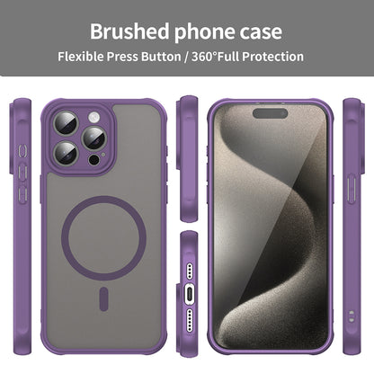 Capa MagSafe para Apple iPhone 15 Pro Max, Techsuit, HaloFrost II, Roxo