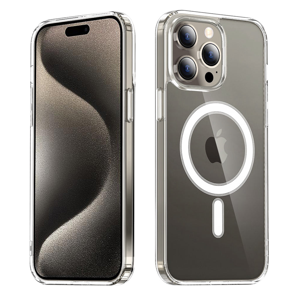Capa MagSafe para Apple iPhone 15 Pro Max, Techsuit, Pro, Transparente