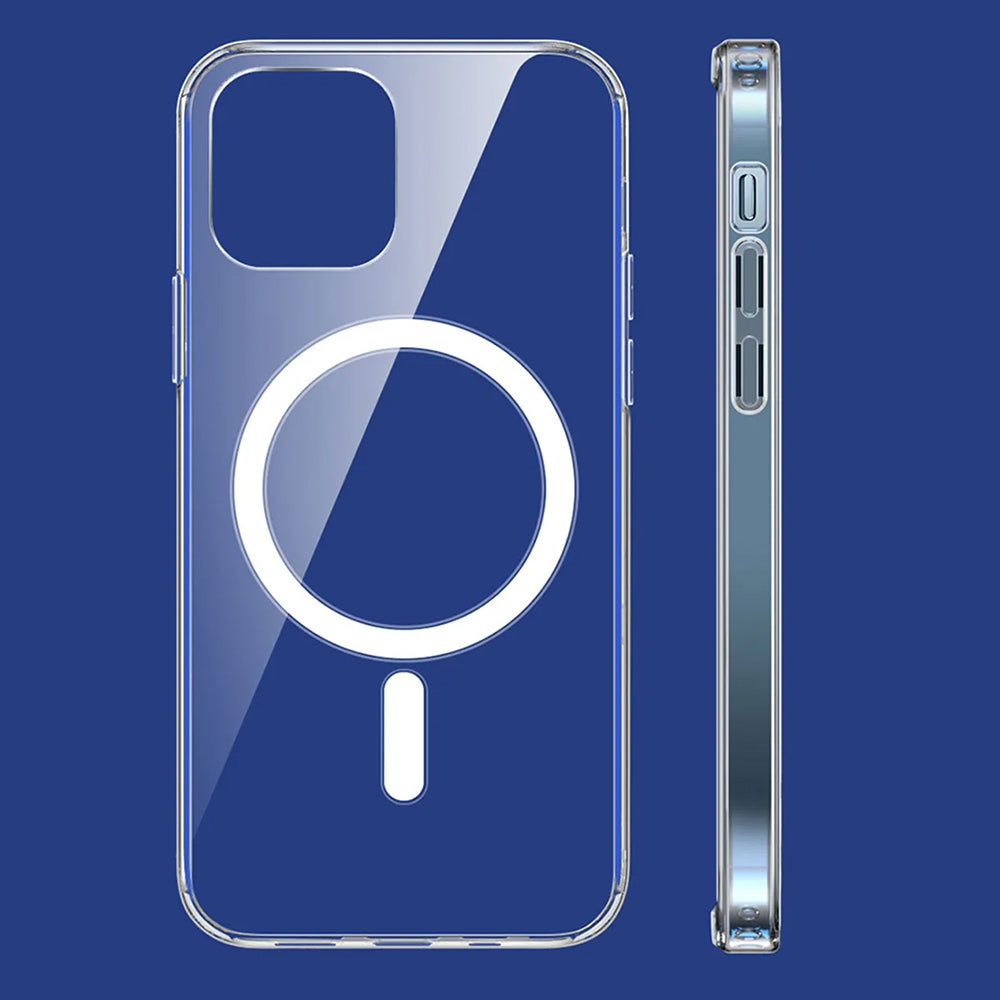 Capa MagSafe para Apple iPhone 15 Pro Max, Techsuit, Pro, Transparente