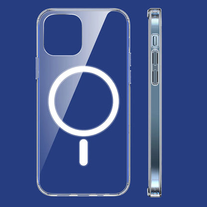 Capa MagSafe para Apple iPhone 15 Pro Max, Techsuit, Pro, Transparente